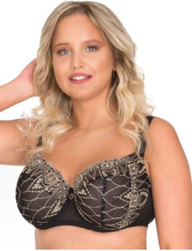 Мягкий бюстгальтер с поддержкой Akcent A-30 M, Цвет: черный, Размеры: 70L, изображение 2