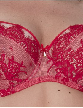 Бюстгальтер с мягкой чашкой Akcent A-71 M красный, Цвет: красный, Размеры: 70I, изображение 4