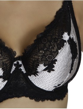 Мягкий бюстгальтер на большую грудь Akcent A-93 M, Цвет: черный, Размеры: 70I, изображение 5