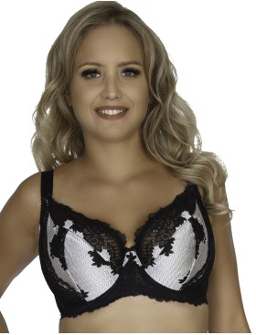 Мягкий бюстгальтер на большую грудь Akcent A-93 M, Цвет: черный, Размеры: 70I, изображение 3