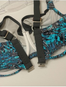 Верх купальника с мягкой чашкой Akcent AN234 M, Цвет: аквамарин, Размеры: 70G, изображение 4