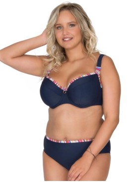 Классические женские плавки Akcent AN242 slip, Цвет: темно-синий, Размеры: 5XL