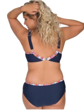 Классические женские плавки Akcent AN242 slip, Цвет: темно-синий, Размеры: 5XL, изображение 2