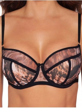 Бюстгальтер полумягкий Ava JUMANJI 2029 PU, Цвет: тигр, Размеры: 70I