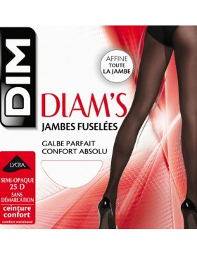 Полупрозрачные колготки Dim 1142 DIAM'S 25 den бежевый, Цвет: бежевый, Размеры: 3, изображение 2