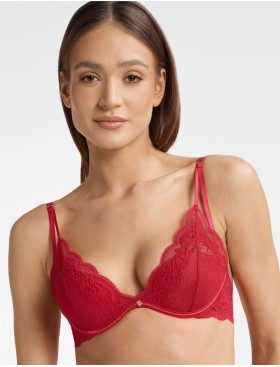 Бюстгальтер с пуш-ап Esotiq TRIXIE 40149 красный, Цвет: красный, Размеры: 75D, изображение 3