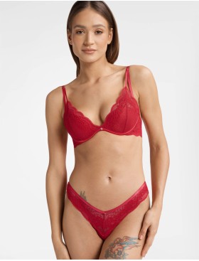 Бюстгальтер с пуш-ап Esotiq TRIXIE 40149 красный, Цвет: красный, Размеры: 75D, изображение 5