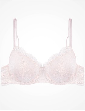 Бюстгальтер балконет пуш-ап Esotiq KITTY 40553 пудровый, Цвет: пудровый, Размеры: 70E, изображение 8