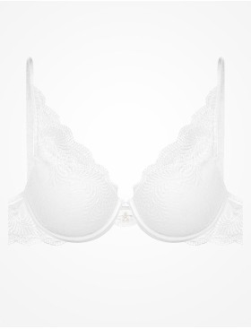 Кружевной бюстгальтер с пуш-ап Esotiq KHLOE 40556 экрю, Цвет: экрю, Размеры: 65F, изображение 8