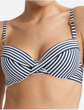 Бюст купальный с пуш-ап Esotiq CARI 40766, Цвет: синий+белый, Размеры: 75E/80D