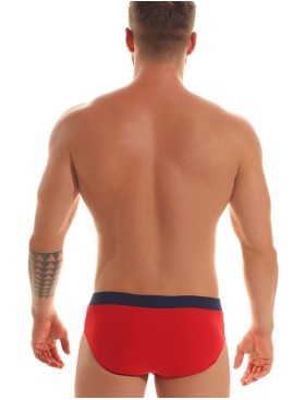 Мужские пляжные плавки Jolidon B517U красный, Цвет: красный, Размеры: M, изображение 3