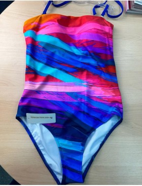 Слитный купальник бандо Jolidon FR78I мультиколор, Цвет: мультиколор, Размеры: 70B, изображение 4