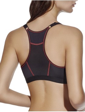 Бюстгальтер спорт Selene NORA чёрный, Цвет: чёрный, Размеры: 70B, изображение 2