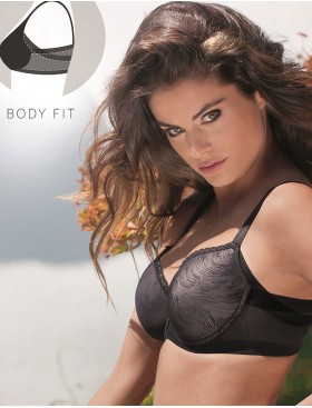 Бюстгальтер с боковой поддержкой Selene VIOLETA чёрный, Цвет: чёрный, Размеры: 100D, изображение 4