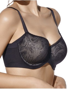 Бюстгальтер с боковой поддержкой Selene VIOLETA чёрный, Цвет: чёрный, Размеры: 100D