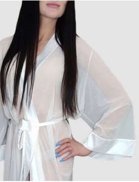 Пеньюар женский Subtille TEONA MILK, Цвет: молочный, Размеры: 2XL/3XL, изображение 2