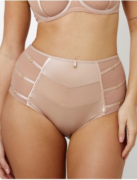Трусы высокие Subtille TEONA MOCCA high-waist, Цвет: мокка, Размеры: M