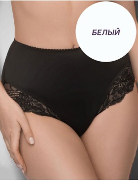 Высокие трусы VOVA LAURA V32541 белый, Цвет: белый, Размеры: XL