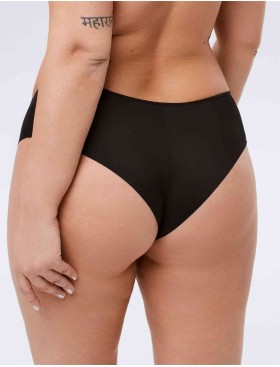 Трусы бразилиана гладкие VOVA VICTORIA V86255 черный, Цвет: черный, Размеры: XS, изображение 2