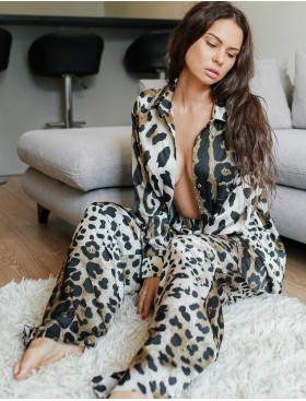 Брючный комплект 5senses 7149 леопард, Цвет: леопард, Размеры: XS/S, изображение 4