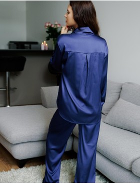 Брючный комплект 5senses 7149 темно-синий, Цвет: темно-синий, Размеры: XS/S, изображение 3