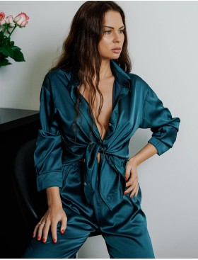 Брючный комплект 5senses 7149 зеленый, Цвет: зеленый, Размеры: XS/S