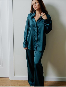 Брючный комплект 5senses 7149 зеленый, Цвет: зеленый, Размеры: XS/S, изображение 2