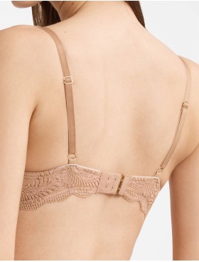 Кружевной бюстгальтер с пуш-ап Esotiq KHLOE 40556 капучино, Цвет: капучино, Размеры: 80C, изображение 5