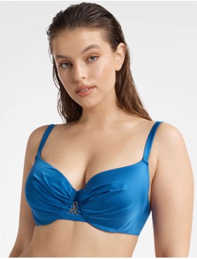 Бюстгальтер купальный Esotiq GOODY 40713, Цвет: синий, Размеры: 70E/75D, изображение 3