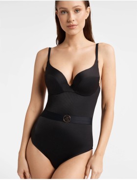 Черный слитный купальник Esotiq DELICE 40733, Цвет: черный, Размеры: 75D