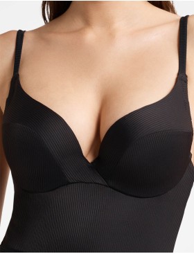 Черный слитный купальник Esotiq DELICE 40733, Цвет: черный, Размеры: 75D, изображение 3