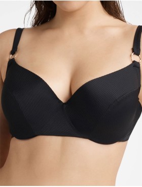 Бюстгальтер купальный Esotiq DELICE 40795, Цвет: черный, Размеры: 70F/75E