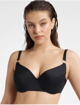 Бюстгальтер купальный Esotiq DELICE 40795, Цвет: черный, Размеры: 70F/75E, изображение 2