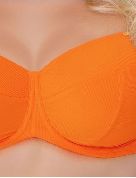 Мягкий бюстгальтер от купальника Kris Line MADERA soft full cup org, Цвет: оранжевый, Размеры: 65JJ, изображение 4