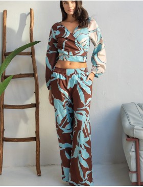 Хлопковый комплект с брюками Mia-Amore CHERYL 2006, Цвет: мультицвет, Размеры: XL, изображение 2