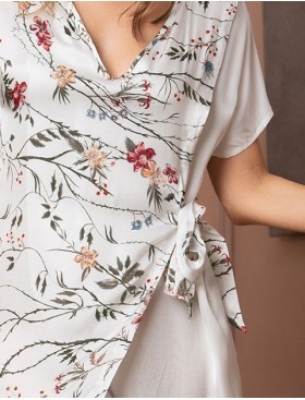 Сорочка из смесового шелка Mia-Amore MELODY 3935, Цвет: белый, Размеры: L/XL, изображение 5