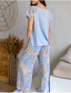 Комплект с брюками Mia-Amore PALM BEACH 1986, Цвет: голубой, Размеры: 3XL, изображение 2