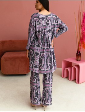 Комплект из вискозы туника и брюки Mia-Mia ALBA 16519, Цвет: cиреневый, Размеры: M, изображение 2