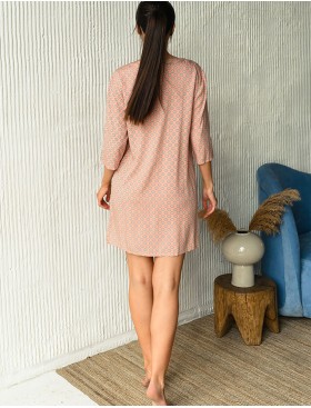 Туника прямого силуэта Mia-Mia ALEKSA 16524, Цвет: розовый, Размеры: S, изображение 2