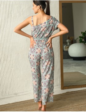 Комбинезон брючный вискоза Mia-Mia SIMONA 16533, Цвет: принт 901, Размеры: S, изображение 3