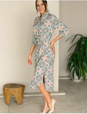 Удлиненная рубашка Mia-Mia SIMONA 16537, Цвет: принт 901, Размеры: S, изображение 3