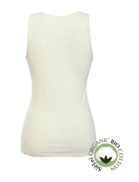 Хлопковая майка широкие бретели Sielei NATURAL COTTON 1438 ecru melange, Цвет: ecru melange, Размеры: S, изображение 4