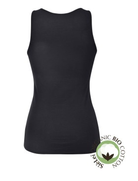 Хлопковая майка широкие бретели Sielei NATURAL COTTON 1438 nero, Цвет: nero (черный), Размеры: S, изображение 4