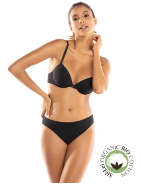 Хлопковые трусы слипы Sielei NATURAL COTTON 1445 nero, Цвет: nero (черный), Размеры: XL, изображение 3