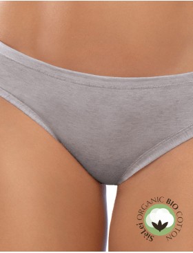 Хлопковые трусы слипы Sielei NATURAL COTTON 1445 grigio melange, Цвет: grigio melange, Размеры: XS, изображение 4