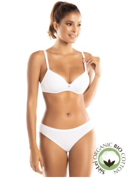 Хлопковые трусы слипы Sielei NATURAL COTTON 1445 bianco, Цвет: bianco (белый), Размеры: S, изображение 3