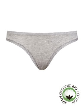 Хлопковые трусы бразилиана Sielei NATURAL COTTON 1447 grigio melange, Цвет: grigio melange, Размеры: XS, изображение 4