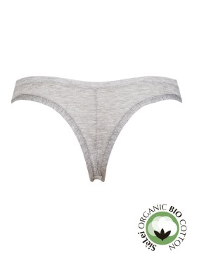 Хлопковые трусы бразилиана Sielei NATURAL COTTON 1447 grigio melange, Цвет: grigio melange, Размеры: XS, изображение 5