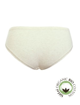 Хлопковые слипы-миди Sielei NATURAL COTTON 1449 ecru melange, Цвет: ecru melange, Размеры: S, изображение 3