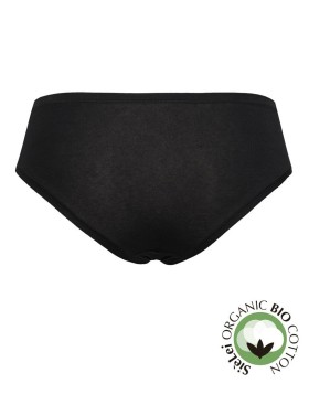 Хлопковые слипы-миди Sielei NATURAL COTTON 1449 nero, Цвет: nero (черный), Размеры: S, изображение 4